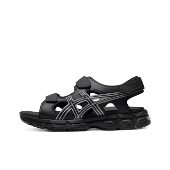 Asics Kahana Sd Outdoor Sports Unisex Sandals 'Black Silver'
