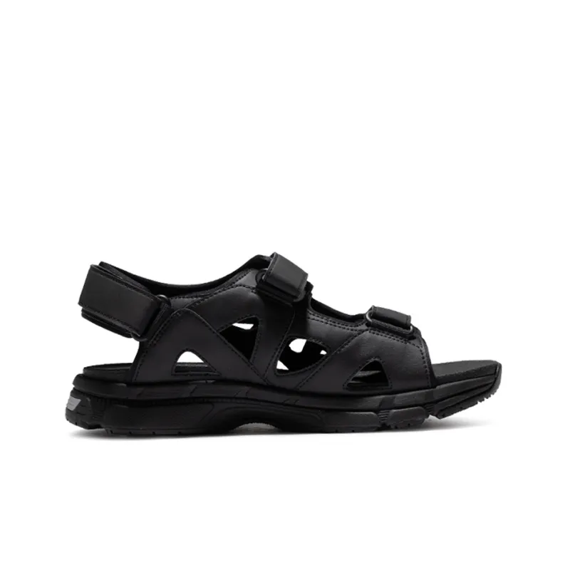 Asics Kahana Sd Outdoor Sports Unisex Sandals 'Black Silver'-1