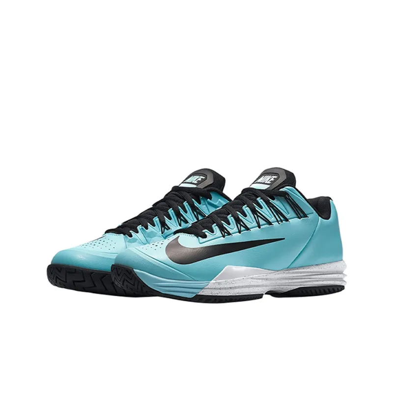 Nike Lunar Ballistec 1.5 Cushioned Anti Slip And Wear Resistant Lightweight Low Top Tennis Shoes Men's Lake Blue-2