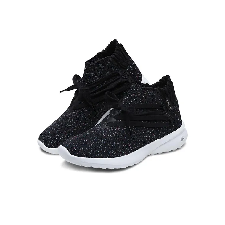 Skechers ON THE GO City 3.0 Cushioning Anti-Slip And Wear-Resistant Mid-Top Casual Shoes Women's Black White-2