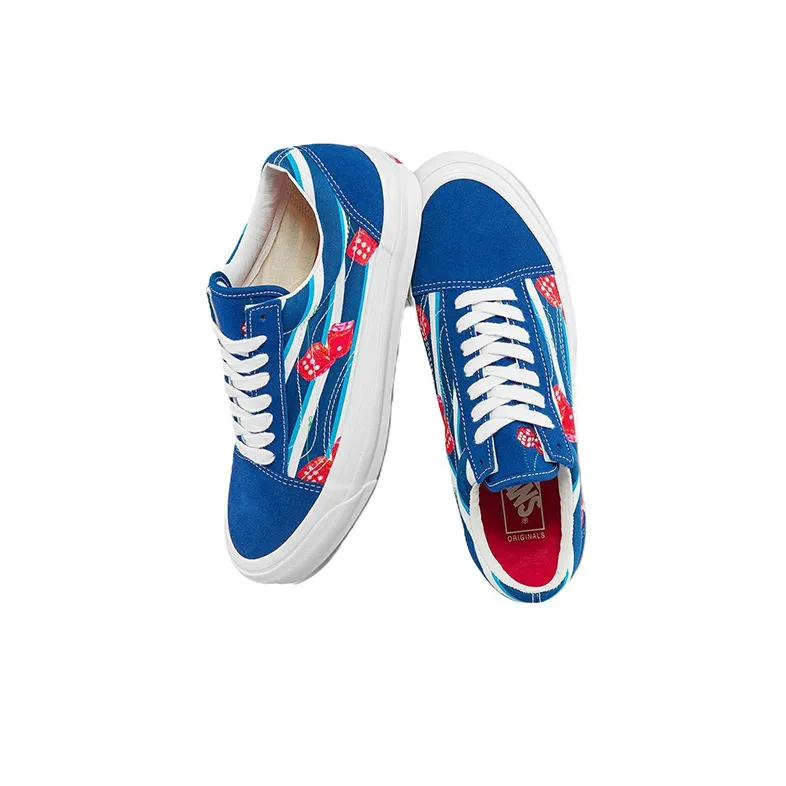 Vans Og Old Skool Lx Snake Eyes True Blue-4