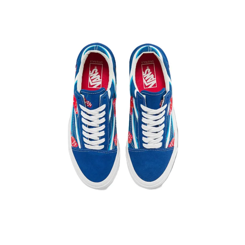 Vans Og Old Skool Lx Snake Eyes True Blue-3