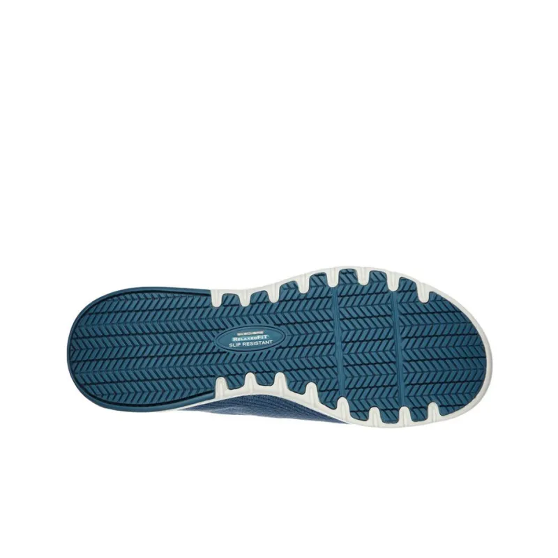 Skechers Work Casual Shoes Women's Low-Top Blue-3