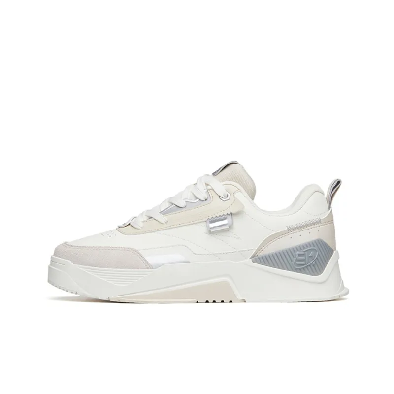 Anta Life Collection Wear resistant And Lightweight Low Top Skateboard Shoes Men's White Blue-0