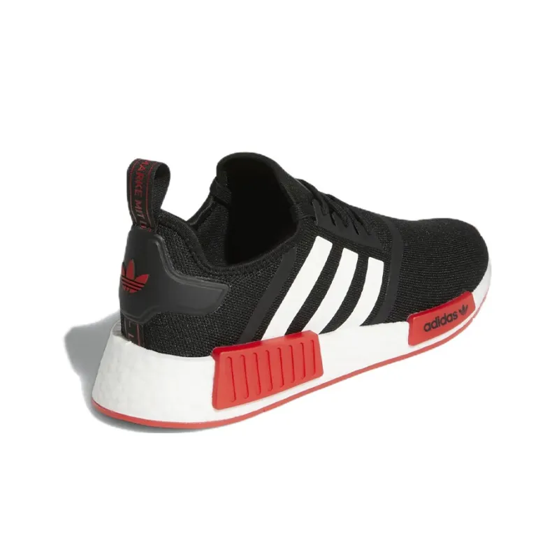 Adidas Nmd R1 Black Vivid Red White-3