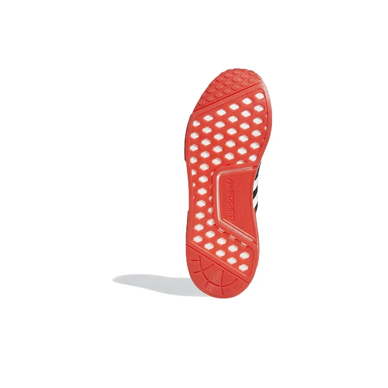 Adidas Nmd R1 Black Vivid Red White-5