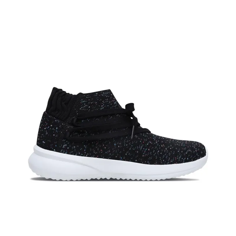 Skechers ON THE GO City 3.0 Cushioning Anti-Slip And Wear-Resistant Mid-Top Casual Shoes Women's Black White-1