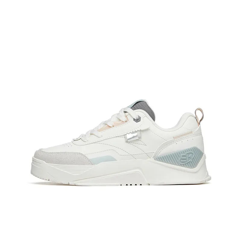 Anta Life Collection Lightweight Low Top Skateboard Shoes Women's White Blue-0