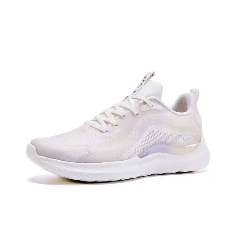 XTEP Running Shoes Women's White Pink Comfortable-1