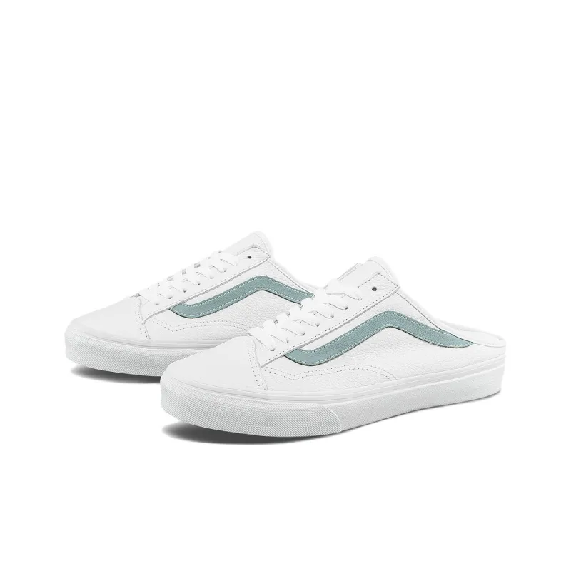 Vans Leather Style 36 Mule True Green Milieu-1