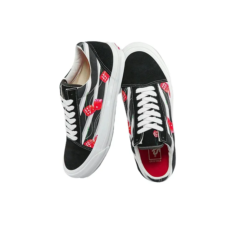 Vans Og Old Skool Lx Snake Eyes Black-3