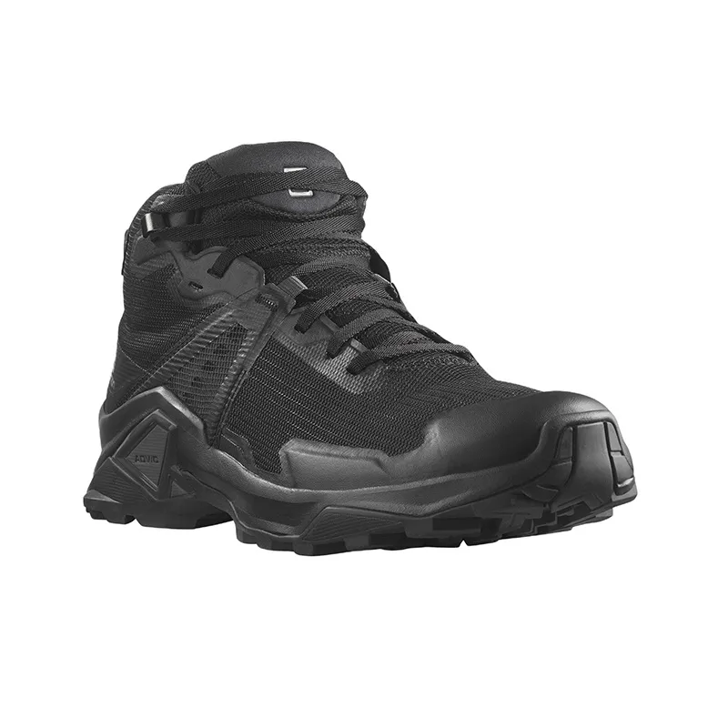 SALOMON Gore Tex Hiking / Trekking Shoes Men Mid Top Black-1