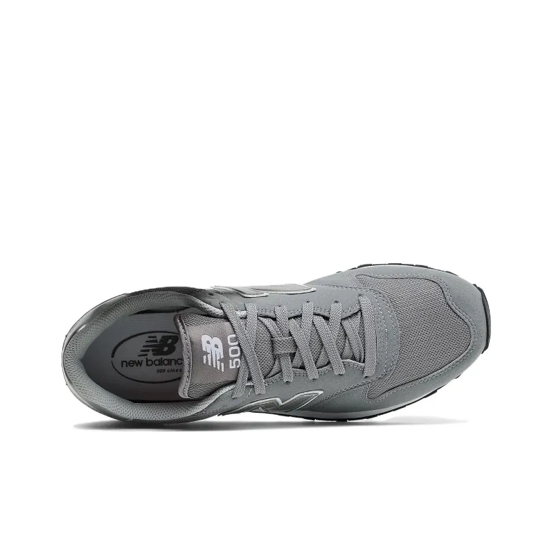 New Balance NB 500 Running Shoes Men Low-Top Gray/Silver-2