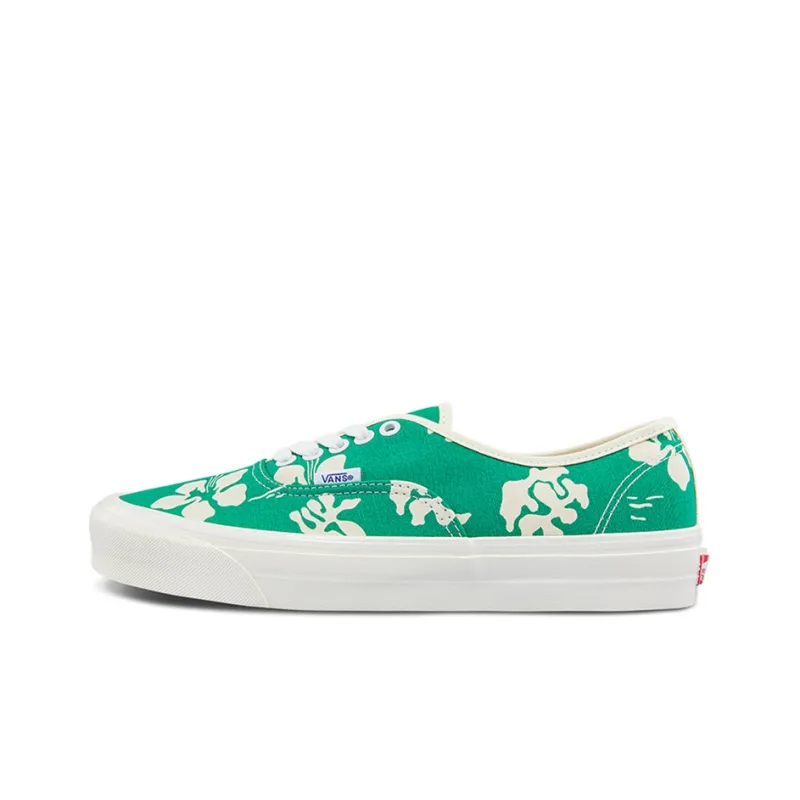 Vans Authentic 44 Dx Low Tops Casual Skateboarding Shoes Green Printing Unisex-0
