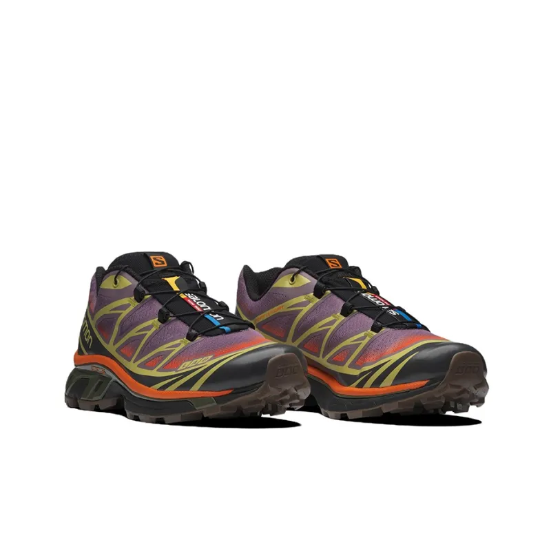 SALOMON XT 6 Skyline 'Grey Orange Purple'-1