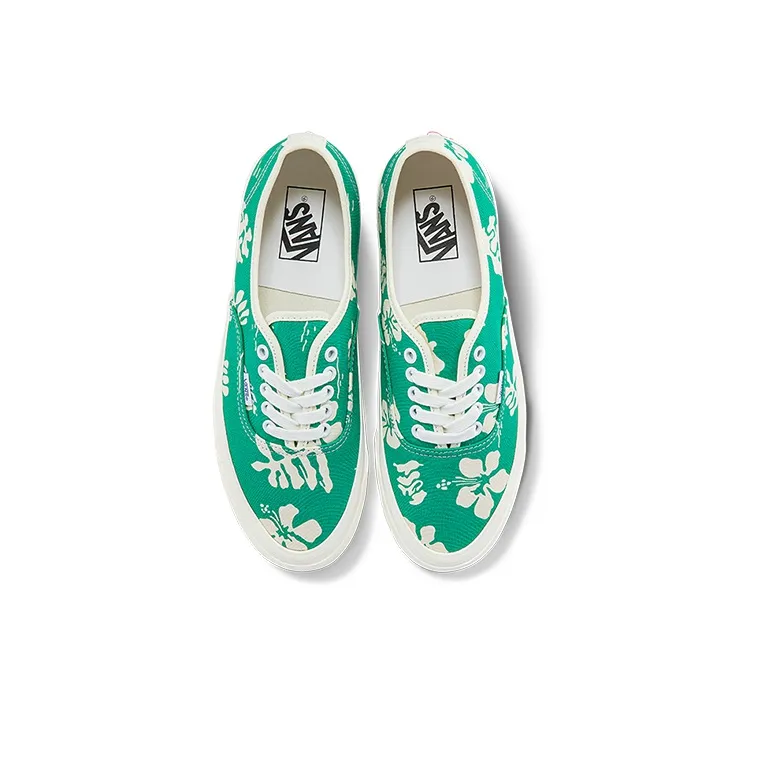 Vans Authentic 44 Dx Low Tops Casual Skateboarding Shoes Green Printing Unisex-2