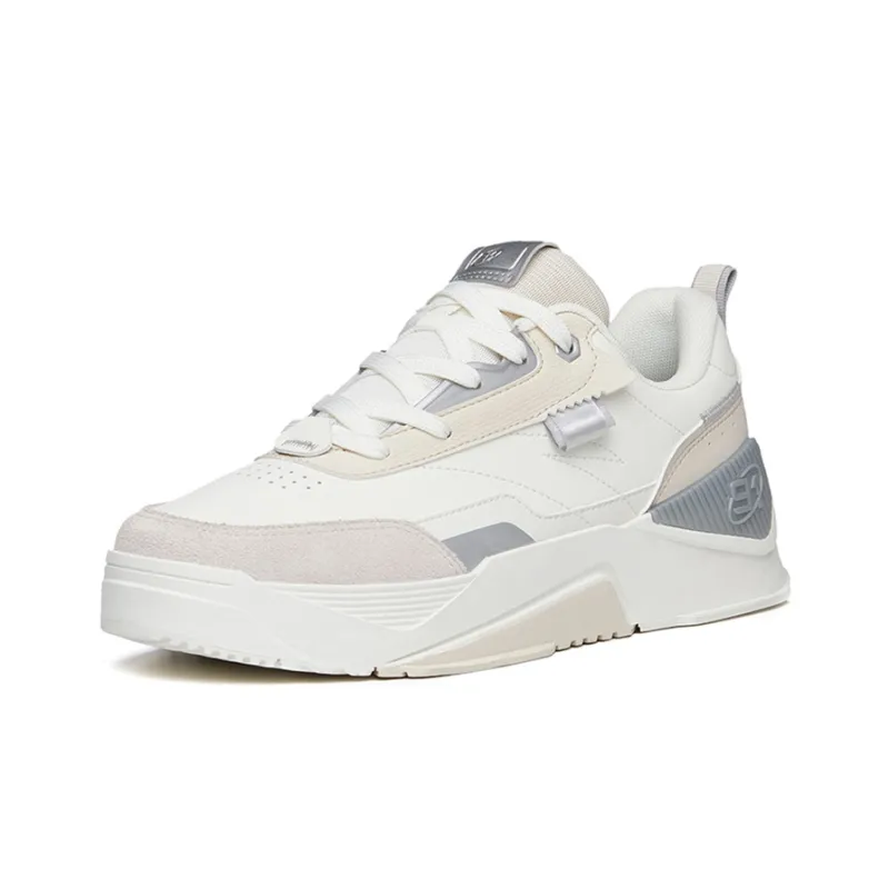 Anta Life Collection Wear resistant And Lightweight Low Top Skateboard Shoes Men's White Blue-1