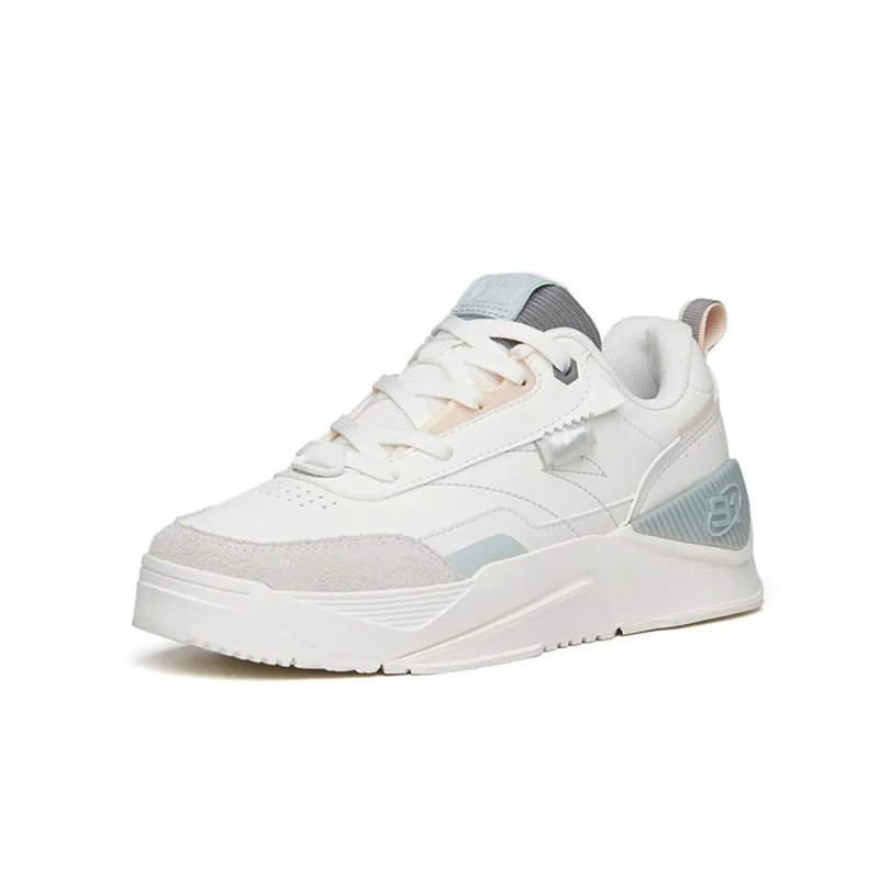 Anta Life Collection Lightweight Low Top Skateboard Shoes Women's White Blue-1