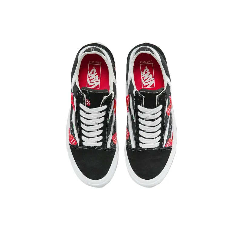Vans Og Old Skool Lx Snake Eyes Black-2