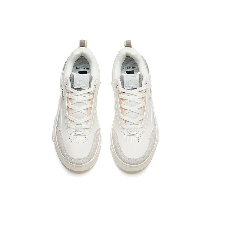 Anta Life Collection Lightweight Low Top Skateboard Shoes Women's White Blue-2
