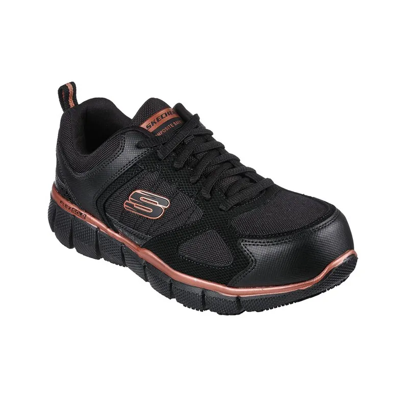 Skechers Work Cushioning Anti-Slip And Wear-Resistant Low-Top Casual Shoes-2