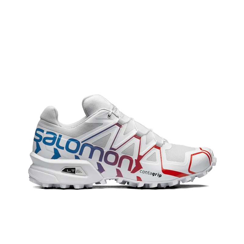 SALOMON Speedcross Offroad White Blue Red-1