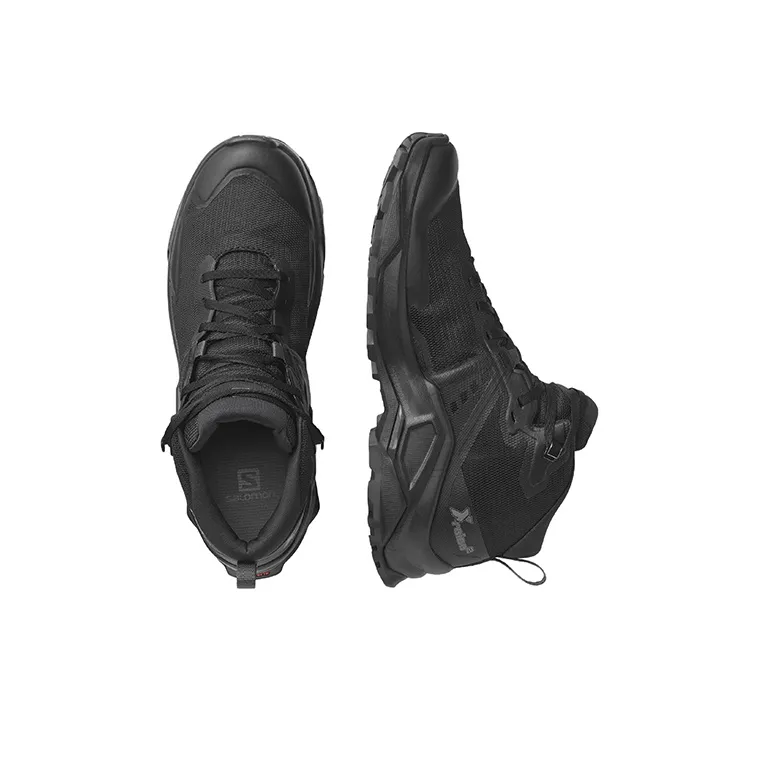SALOMON Gore Tex Hiking / Trekking Shoes Men Mid Top Black-2