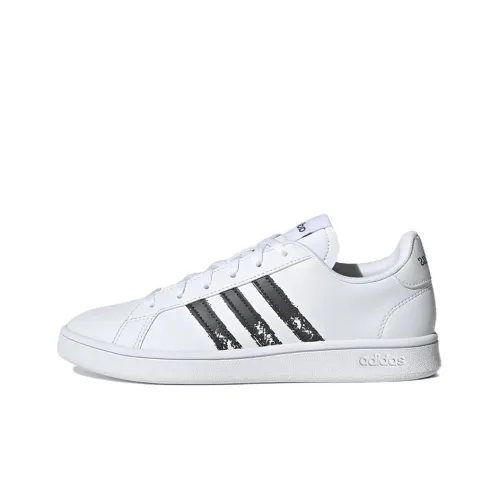 Adidas Neo GRAND COURT Skateboard Shoes Women's Low-Top White/Black