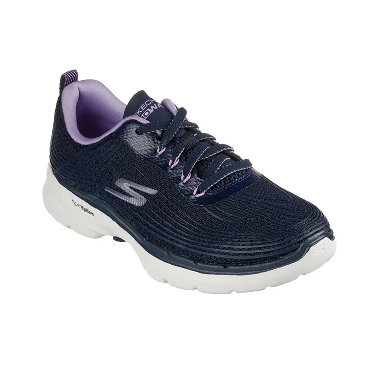 Skechers Go Walk 6 'Black Purple' Women's-2