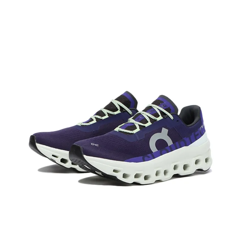 On Running CloudmOnster Acai Purple Yellow-1