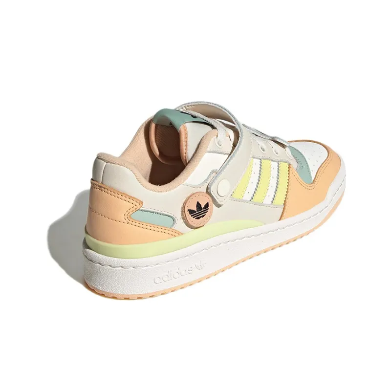 Adidas Originals Forum Low 'White Light Orange Cream Yellow Green' Women's-3