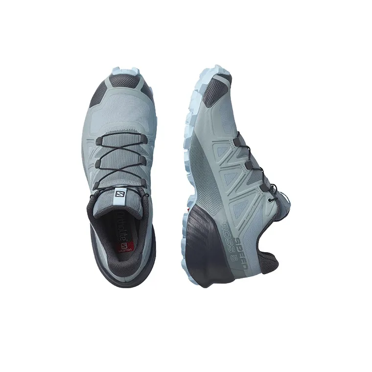 SALOMON Speedcross 5 Abrasion-Resistant Low-Top Running Shoes Women's Haze Blue-2