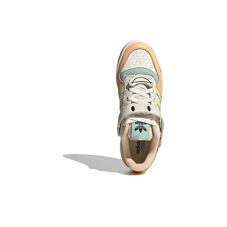 Adidas Originals Forum Low 'White Light Orange Cream Yellow Green' Women's-4