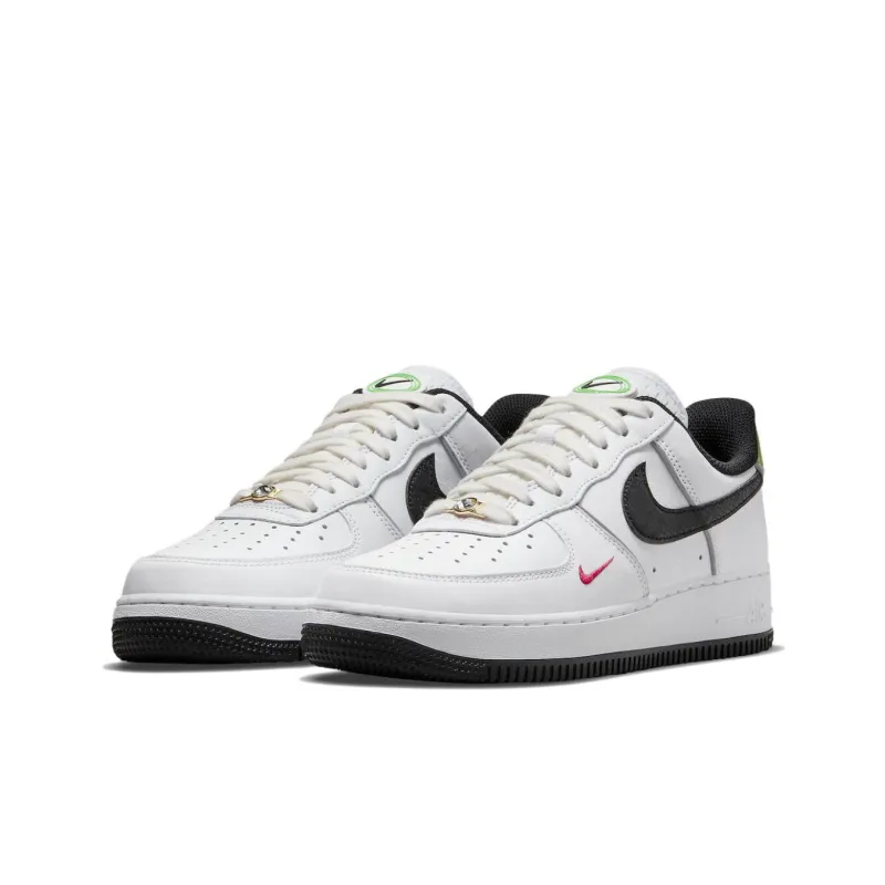 Nike Air Force 1 Low '07 Just Do It Snakeskin White Black Women's-2