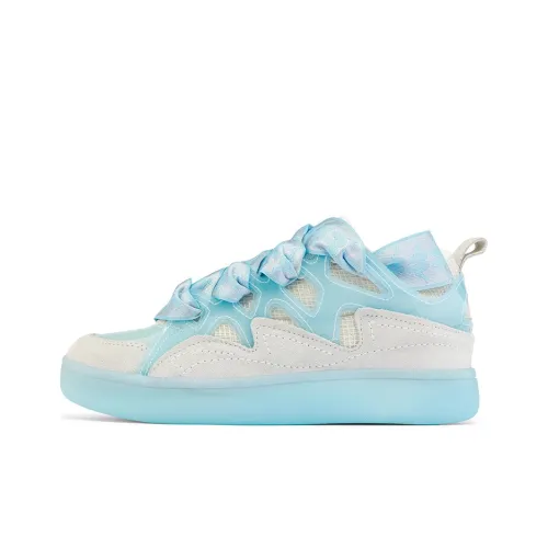 Kappa Skateboard Shoes Unisex Low-Top Quartz Blue