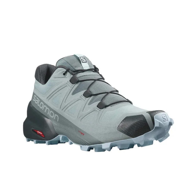 SALOMON Speedcross 5 Abrasion-Resistant Low-Top Running Shoes Women's Haze Blue-1