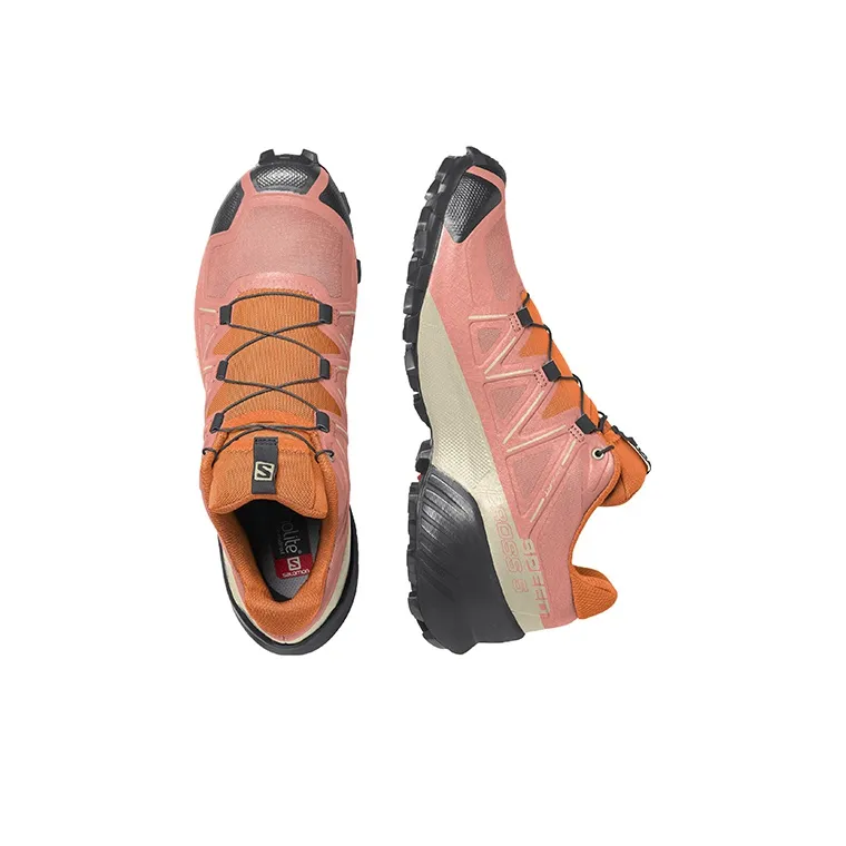 SALOMON Speedcross 5 Abrasion Resistant Low Top Running Shoes Women's Pink-2