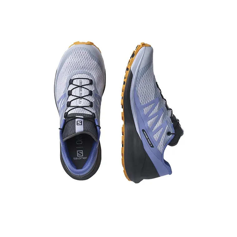 SALOMON Sense Ride 4 Abrasion Resistant Low Top Running Shoes Women's Light Purple-2