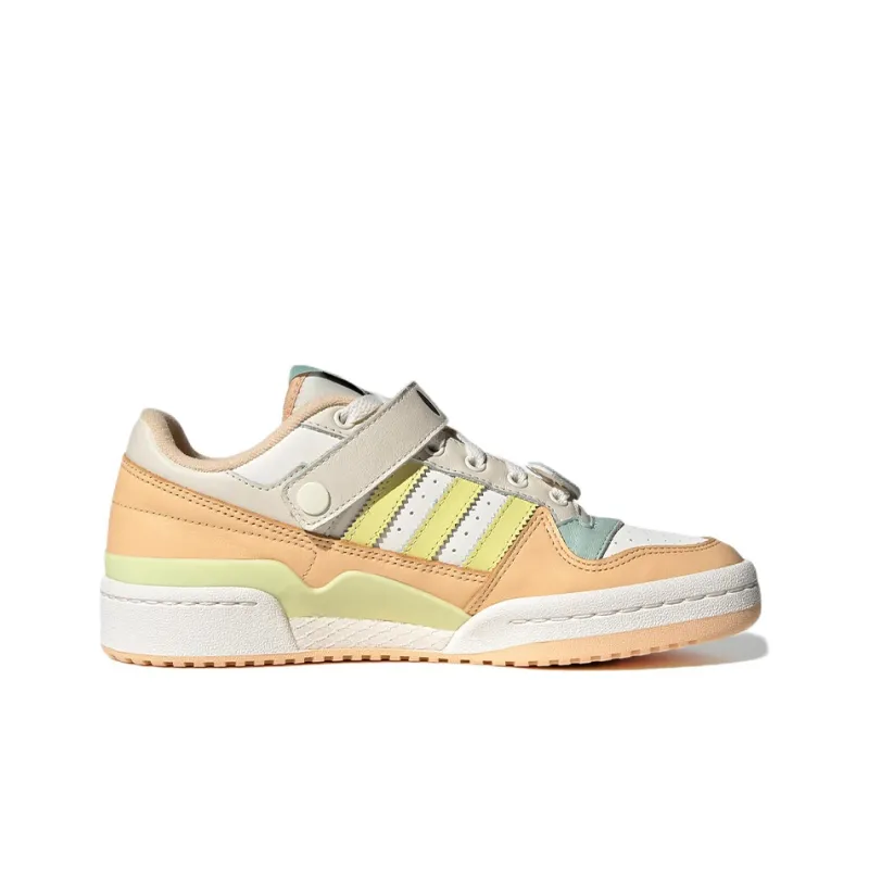 Adidas Originals Forum Low 'White Light Orange Cream Yellow Green' Women's-1