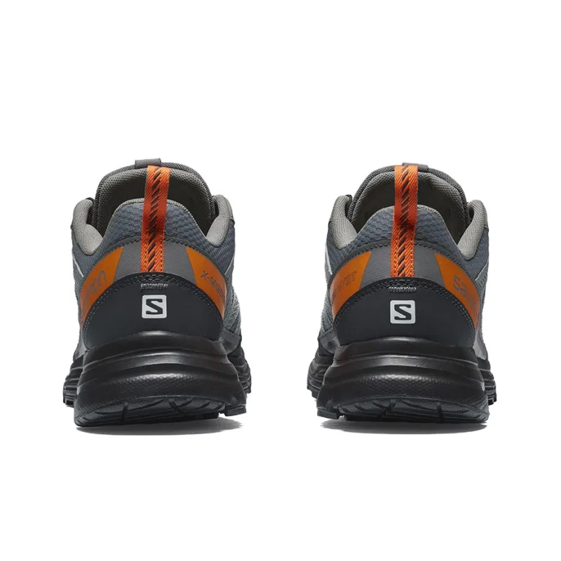 SALOMON X-Mission Myst Running Shoes Unisex Low-Top Gray/Orange-3