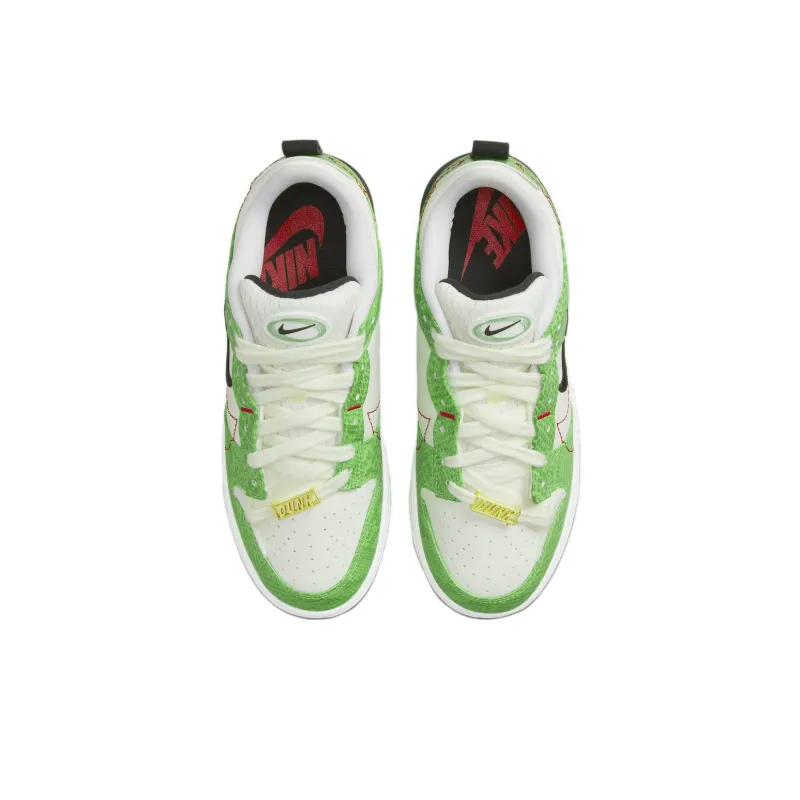 Nike Dunk Low Disrupt 2 Just Do It Snakeskin Green Women's-3