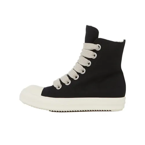 Rick Owens DRKSHDW Fogachine Skateboard Shoes Women's High-Top Black