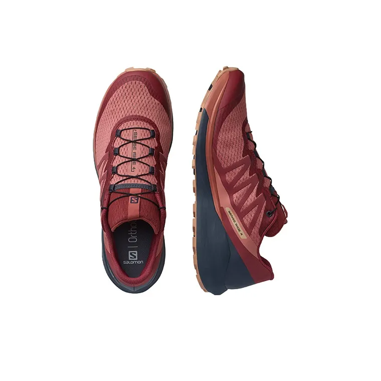 SALOMON Sense Ride 4 Running Shoes Women's Low-Top Red/Black-2