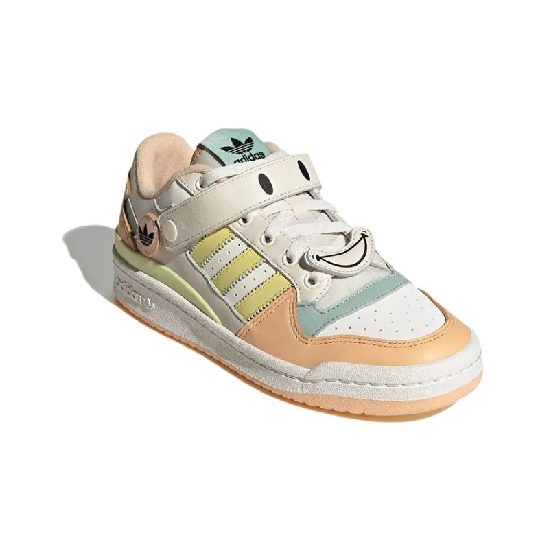 Adidas Originals Forum Low 'White Light Orange Cream Yellow Green' Women's-2