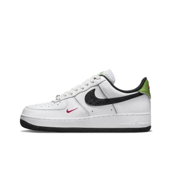 Nike Air Force 1 Low '07 Just Do It Snakeskin White Black Women's