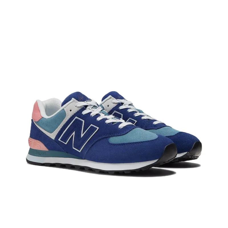 New Balance 574 Navy Natural Pink-2