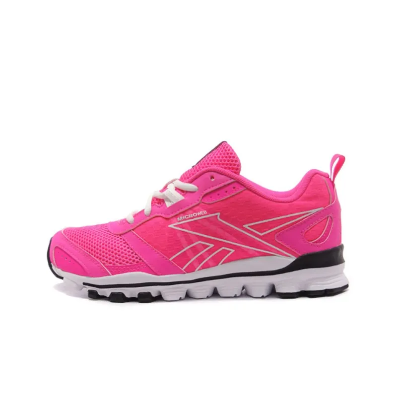 Reebok Hexaffect Run LE Wear-Resistant Low-Top Running Shoes Women's Pink-0