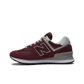 New Balance 574 Core Burgundy White Women's