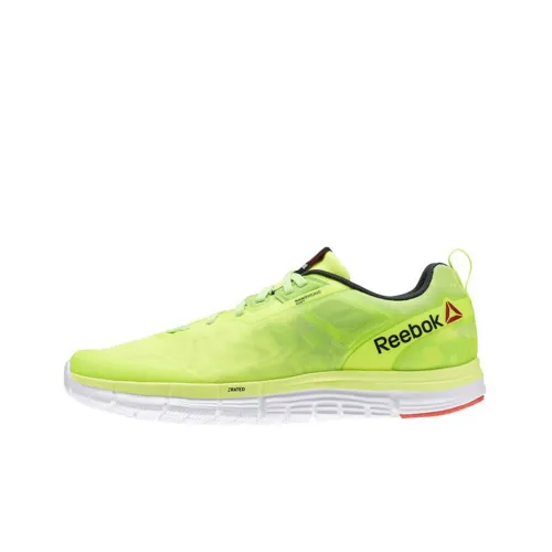 Reebok Running Shoes Men Low-Top Neon Green