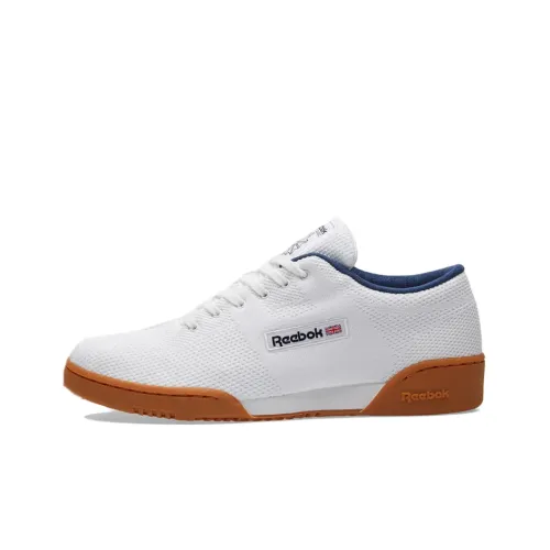 Reebok Workout Skateboard Shoes Men Low-Top White